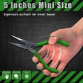thumbnail image 3 of shiyou-5 Inches Long Nose Pliers with Cutter Chain Nose Pliers with Smooth Flat Jaws Mini Jewelry Pliers Precision Jewelry Making Tool for Handcraft Bending Wire PCB Board, 3 of 4