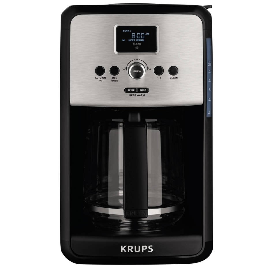 Krups Savoy Turbo 12-Cup Coffee Maker | Black - Walmart.com