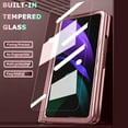 thumbnail image 3 of Compatible Samsung Galaxy Z Fold 4 5g Case with Screen Protector & Hinge Protection,Frosted Electroplating Protective Cover Case Non-Fingerprint Cases for Samsung Z Fold 4 Phone Case Rose Gold, 3 of 7