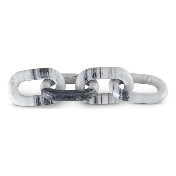 Meridina Furniture Lynx Panda Marble Decorative Chain Links