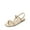 GOLD, variant on Women's Rhinestone Sandals Open Toe Casual Dressy Sparkly Comfortable Flat Summer Shoes