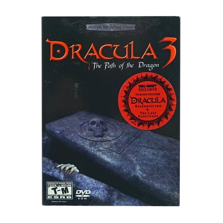 Dracula PC Game Set - Walmart Exclusive - Contains Dracula 3: The Path of the Dragon + Dracula Resurrection + Dracula: The Last Sanctuary