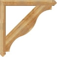 thumbnail image 3 of Ekena Millwork 4"W x 42"D x 42"H Funston Arts & Crafts Rough Sawn Bracket, Western Red Cedar, 3 of 4