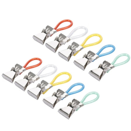 

Walmeck 10PCS Tea Towel Clips Cloth Hanging Metal Clips Hand Towel for Kitchen Bathroom Afternoon Tea Oven Mitt Kids Pet