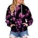 thumbnail image 1 of Sudaderas con capucha de manga larga con cordón y estampado de mariposas para mujer Fridja  ghj987+3292, 1 of 6