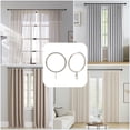 thumbnail image 4 of 1set Iron Drape Sliding Eyelet Rings Drapery Curtain Rings Hanging Rings Platinum 58x44x3mm Hole 5mm Inner Diameter 38mm 28pc/set, 4 of 5