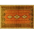 thumbnail image 1 of Ahgly Company Indoor Rectangle Persian Yellow Traditional Area Rugs, 7' x 9', 1 of 4