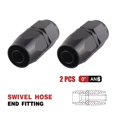 thumbnail image 1 of AN6 8 10 Oil Fuel Hose Swivel Anodized Aluminum Straight Elbow 45 90 Degree Fuel Oil Hose End Reusable~4516, 1 of 1