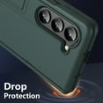 thumbnail image 4 of for Samsung Galaxy Z Fold 7 Matte Case, Skin Friendly Adjustable Kickstand HD Film Folding Case Anti-Scratch Drop Protective Slim Phone Cover Hinge Protection for Samsung Galaxy Z Fold 7, Green, 4 of 7