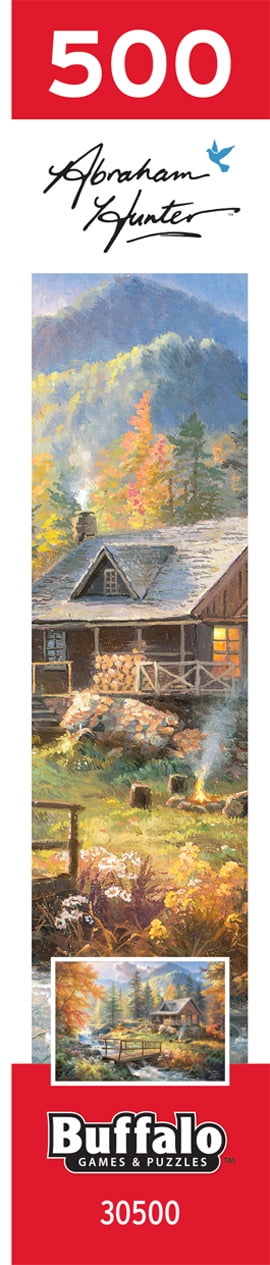 Buffalo Games Le puzzle Abraham Hunter Cabin in the Highlands en 500 pièces