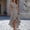 Gray, variant on Women's Elegant Solid Color Halter A-Line Midi Dress – Asymmetrical Ruffle Hem, Spring/Summer Vacation Dress Gray,M