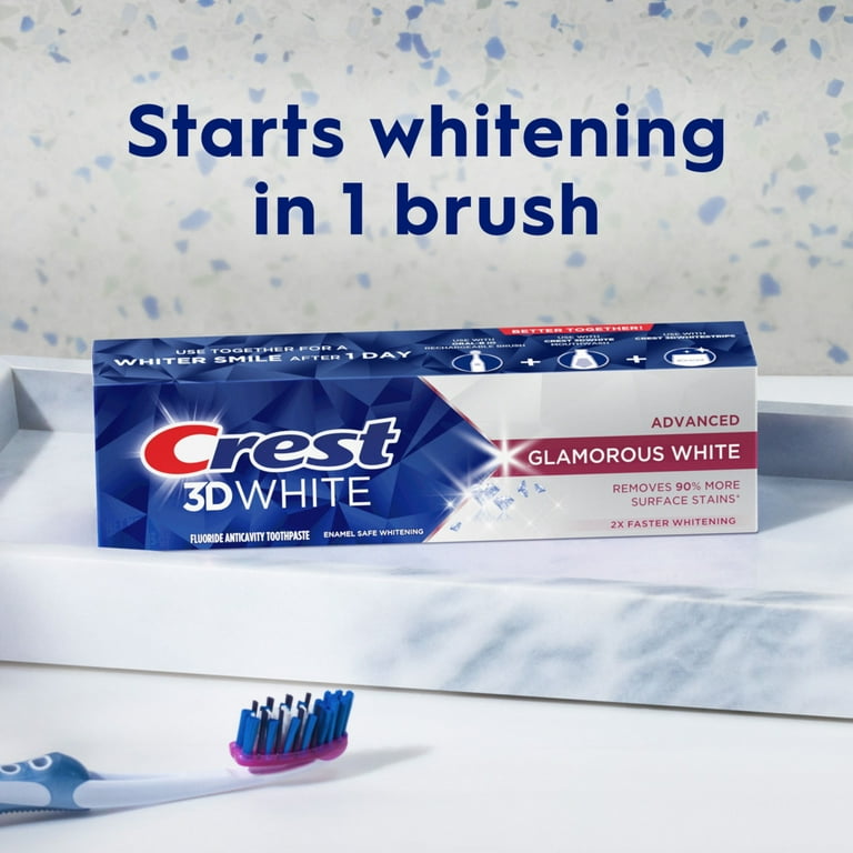 Crest 3D White Advanced Glamorous White Whitening Toothpaste