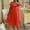 Red, variant on Aobny Silk Soft Nightgowns for Woman Black Long Short Sleeve V-Neck Solid Mumu Nightshirts for Adult Fall