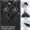 thumbnail image 3 of Black White Gothic Cat Skull Key Pattern Kitchen Rugs Sets Of 3,Kitchen Runner Rugs Non Skid Washable,Decorative Kitchen Floor Mats for Kitchen,Sink,Laundry,17"x30"+ 17"x47" + 17"x59", 3 of 6