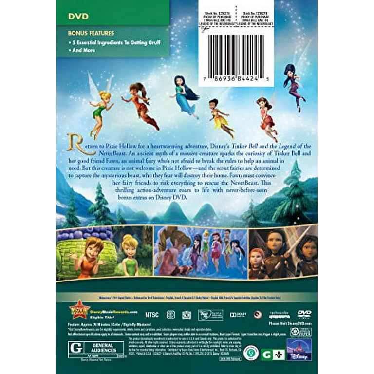 Tinker Bell and the Legend of the Neverbeast (DVD) - Walmart.com