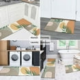 thumbnail image 5 of Orange Boho Geometric and Plant Pattern Kitchen Rugs Sets Of 2,Anti Fatigue Kitchen Mat Rugs Non Slip Washable,Decorative Kitchen Floor Mats for Kitchen,Sink,Laundry,17"x30"+17"x47", 5 of 7