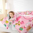 thumbnail image 4 of Castle Fairy Personalized Initial D Bedding Comforter Set 2pcs for Boys Girls,Cartoon Santa Claus Deer Twin Comforter Sets Microfiber,Merry Christmas Breathable Bedding Set,Super Cozy Room Decor, 4 of 8