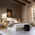 thumbnail image 2 of Olafur Cream Linen Queen Bed, 2 of 4
