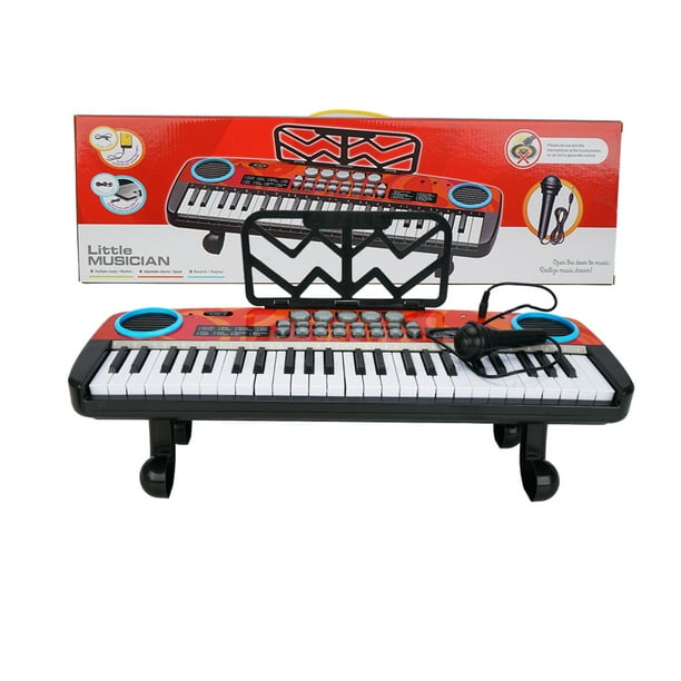Synthétiseur de musique pour enfants, clavier de piano électronique, piano  numérique mélodique, portable, durable, tingador électrique - AliExpress