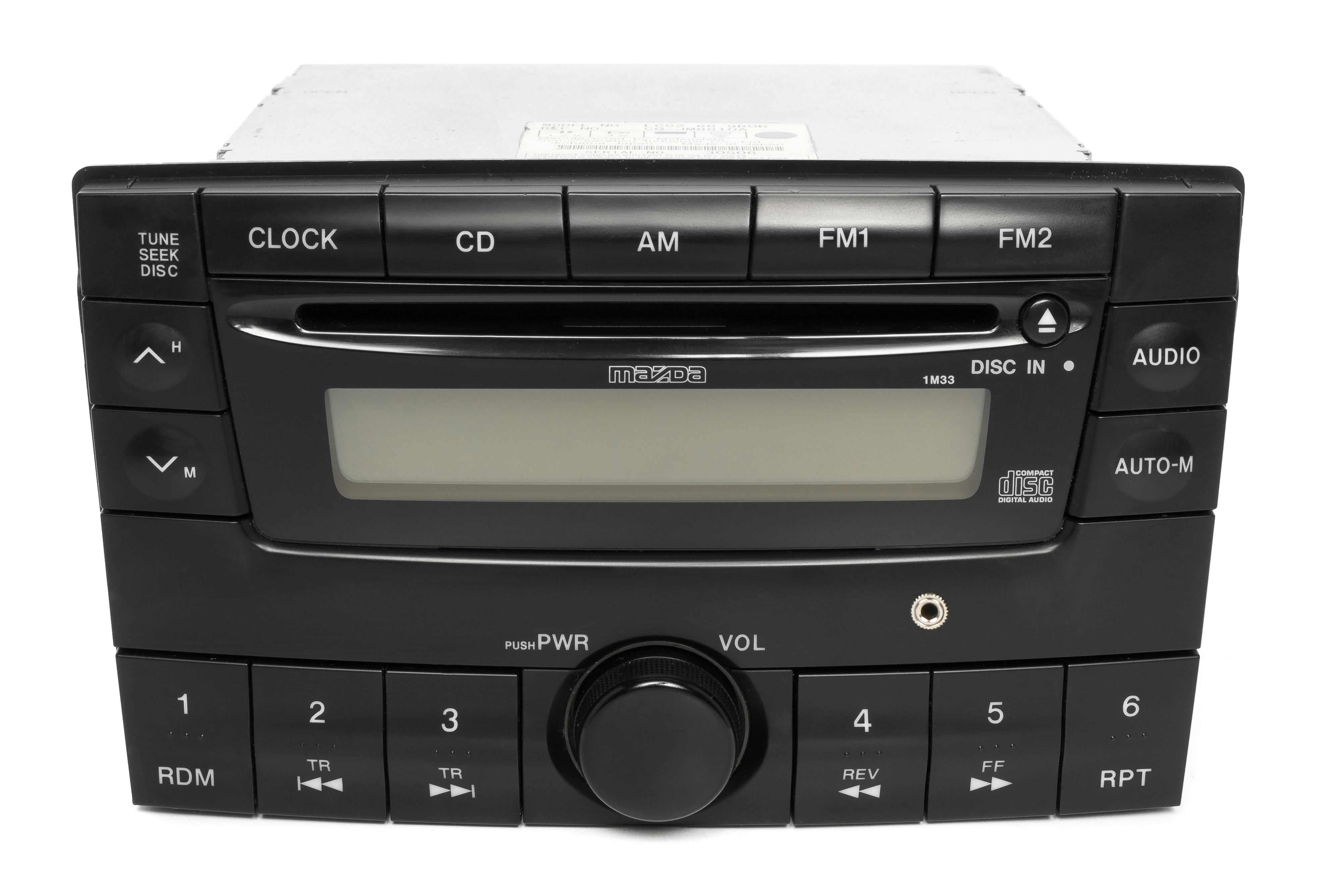 Mazda 20002001 MPV AM FM CD Player with Auxiliary Input Upgrade