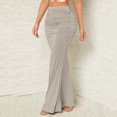 thumbnail image 4 of Njagoc3 Womens High - Waisted Fitted Mermaid Skirt - Chic for Summer Evening Events, 4 of 6