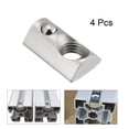 thumbnail image 4 of Unique Bargains Roll-In Spring M8 T Nut, Roll Ball Elastic Nuts for 4040 Series Aluminum Extrusion Profile, 4 Pcs, 4 of 5