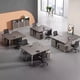 thumbnail image 5 of Big Upgrade Computer Table Storage Matt Modern Executive Reading Office Desk Study Drawers Escritorios De Ordenador Furniture My Lux Decor Round, 5 of 24