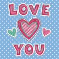 thumbnail image 2 of Diamond Dotz Diamond Art Box Kit 6"X6"-Love You, 2 of 2