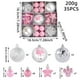 thumbnail image 1 of Juego De Bolas Navideas De Cristal, 8, 9 Cm (3, 5 Pulgadas), Transparentes, Para Decoracin Navidea, Para Adornos De Rbol, 35 Piezas, Transparentes, Ukhbmc, 1 of 9
