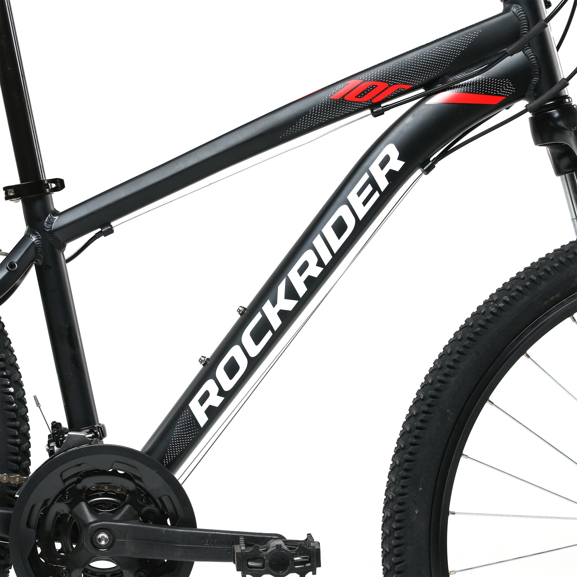 rockrider st100 mountain bike review