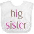 thumbnail image 3 of Inktastic Big Sister Girls Baby Bib, 3 of 4