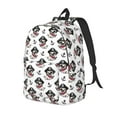 thumbnail image 1 of Balery DOG IS WEARING PIRATE COSTUME Mochila Clásica Impresa Básica para Viaje, Mochila Escolar Resistente al Agua, Mochila de Lona con Correas Ajustables-Medium, 1 of 5