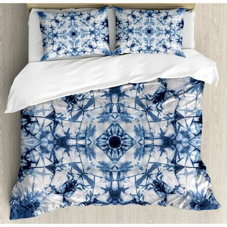Ambesonne Tie Dye Old Fashion Kaleidoscope Loose Unfold Motley