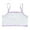 Purple, variant on Girls Soft Training Bras Seamless First Bra Girls Sports Bras Longline Crop - No Pads, Chest Double Lined White 8-12 Years