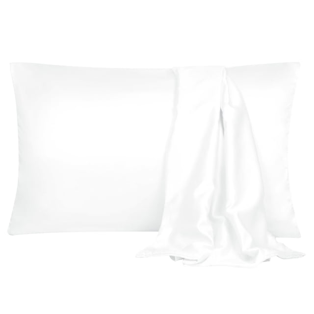 Unique Bargains Luxury Satin Pillowcase Cool Silk Pillow Case Cover
