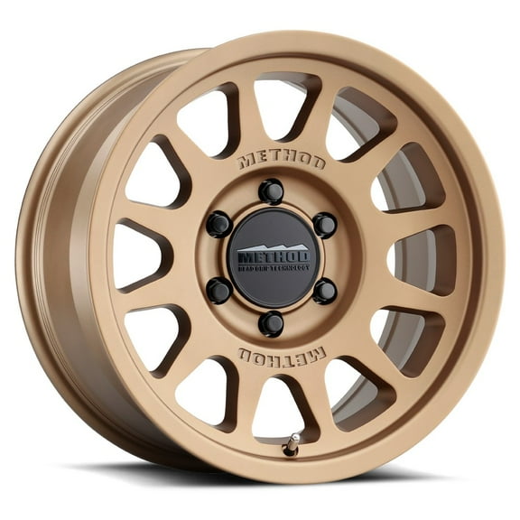 METHOD RACE MR703 BEAD GRIP 17X9 6X5.5 -12ET 130.81CB METHOD BRONZE WHEEL Fits select: 2000-2018 CHEVROLET SILVERADO, 1996-2023 TOYOTA TACOMA
