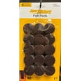 thumbnail image 4 of Super Sliders 1-Inch Round Self-Stick Felt Furniture Pads for Hardwood, Brown, 60 Pack, 4 of 8