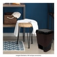 thumbnail image 5 of Bote Pedal con Tapa Multifuncional Plastic Trends 20 Litros Color Negro Chocolate, 5 of 5