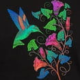 thumbnail image 3 of CafePress - Rainbow Hummingbird On Trumpet Vine Dark T Shirt - Men's Classic Graphic Cotton T-Shirt, 3 of 4