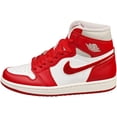 thumbnail image 2 of Women's Jordan 1 Retro Hi OG Lt Iron Ore/Varsity Red-Sail (DJ4891 061) - 8, 2 of 7