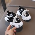 thumbnail image 5 of Lightweight Non-Slip Sports Shoes, Toddler Chunky Sneakers, Toddler Girl Slip On Shoes Toddler Running Shoes Athletic Shoes Lightweight Breathable Tennis Sports Sneakers, White US-8C/EU-24, 5 of 5