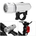 thumbnail image 2 of Ccdes Bicycle Light Set,Bike Tail Light,Waterproof 5 LEDs Bike Bicycle Front Headlight + Rear Safety Light Set Accessory, 2 of 8