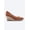 Brown, variant on Roses Canvas U-Cut Espadrille Wedges – Handmade in Spain