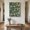 DarkGreen Olive, variant on Ships Next Day Canvas Wall Art 11"x14", Sage Green Marble Wood Framed Canvas Print Painting, Modern Abstract Art Ink Painting Ready to Hang Small Picture Wall Decor for Home Bathroom Bedroom Hallway