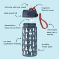 thumbnail image 6 of Bentgo Kids Water Bottle 2-Pack - Leak-Proof, Durable Tritan, BPA-Free 15 oz. Cup for Kids/Toddlers Ages 3+, Safe Sip Spout, & Dishwasher Safe for School/Sports/Daycare/Camp (Rocket/Shark), 6 of 8