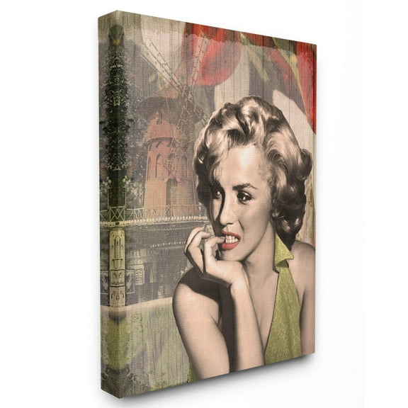 The Stupell Home Decor Collection Red Lips Thinkers Wall Art