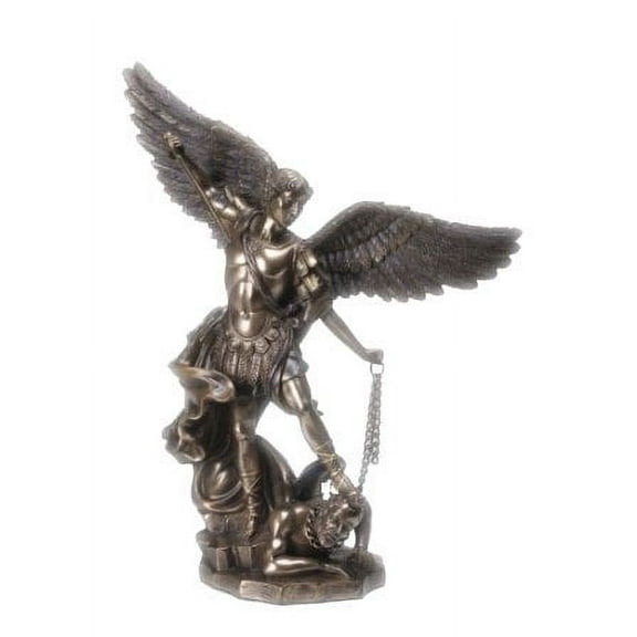 10.25 Inch Saint Michael The Famous Archangel Resin Statue Figurine