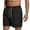 Black, variant on JTSRKL Classic Cargo Versatile Shorts for Men Solid Drawstring Elastic Waist Pockets Breathable Bottoms Quick Dry Casual Daily Trousers