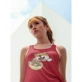 thumbnail image 2 of Corgi Dog And Ramen Bowl Racerback Tank Women -SPIdeals Designs X-Large, 2 of 4