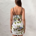 thumbnail image 4 of Ladies Elegant Sling Sleeveless Sexy Dress rose, 4 of 6